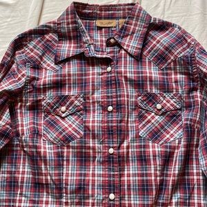 Western pearl snap long-sleeve shirt